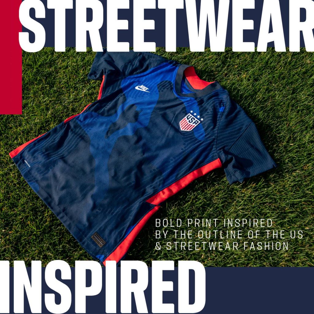 U.S. WOMEN'S NATIONAL SOCCER TEAM AWAY JERSEY 2020 - 2021