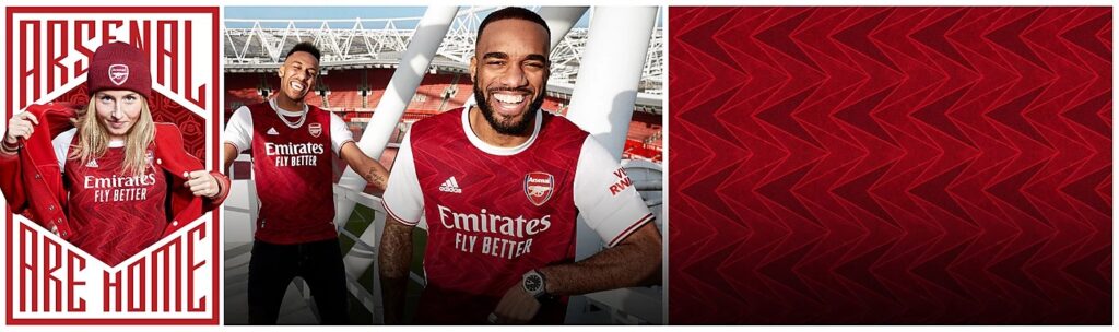 ARSENAL FC HOME KIT 2020/2021