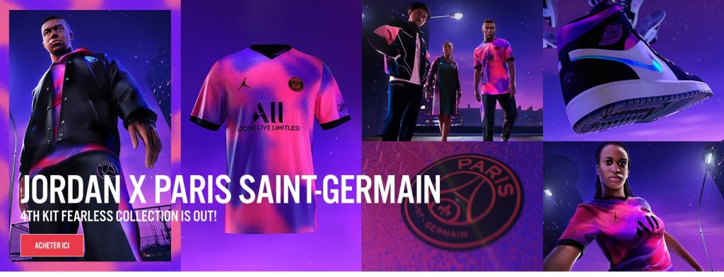 Maillot PSG 2020/2021 Femme Fourth