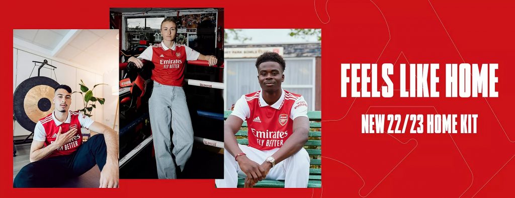 Arsenal FC Home Kit 2022/2023