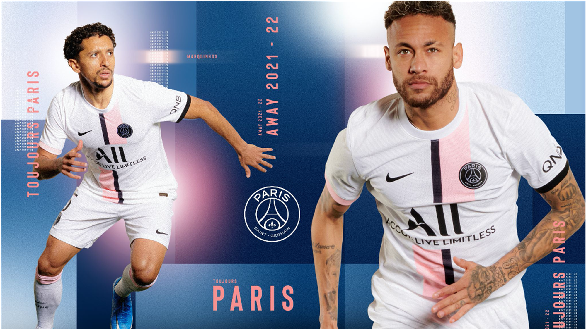 Paris Saint-Germain Away Kit 21/22